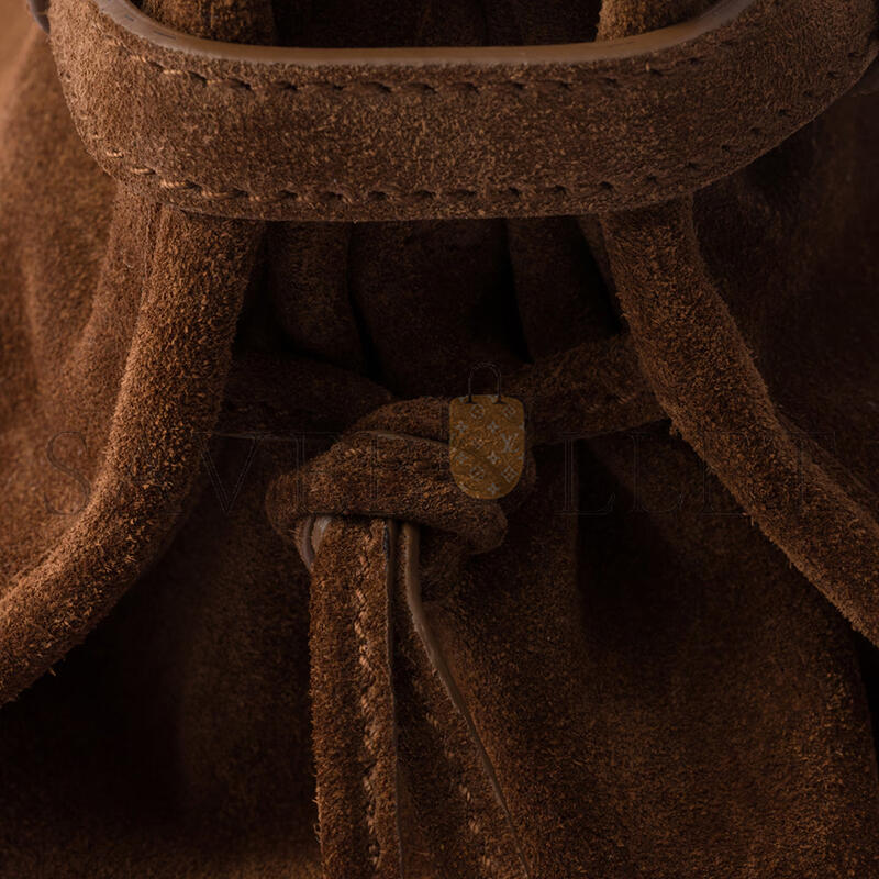 PRADA BONNIE MEDIUM SUEDE HANDBAG 1BA426 (32*15.5*12cm)